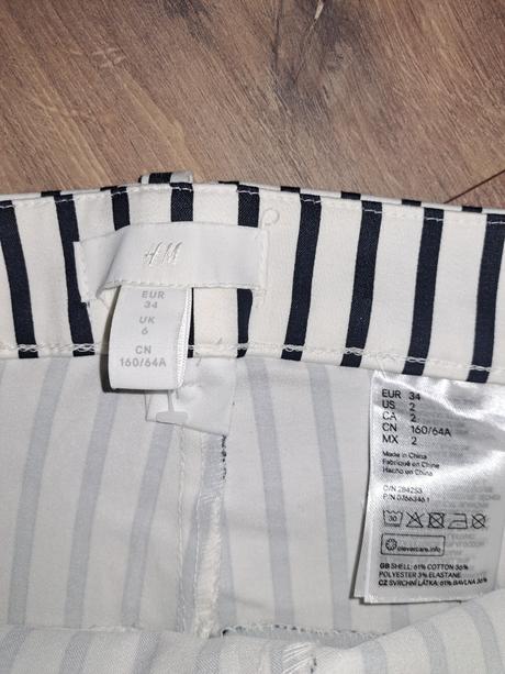 Nohavice s elastanom h&m, h&m,34