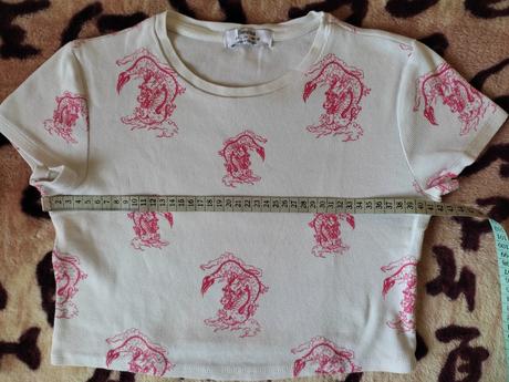 Biely top s drakmi bershka, bershka,m