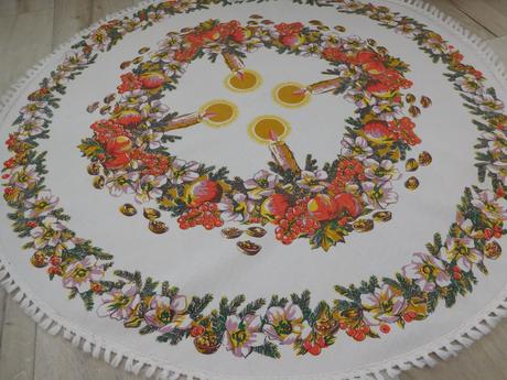 Obrus vianočný bavlnený svetlejší, 