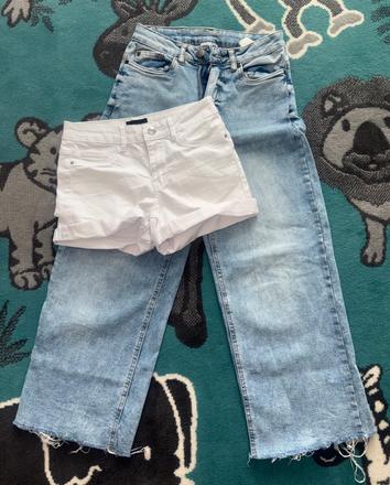 Rifle denim a kratase vero moda v.34..xs, 34