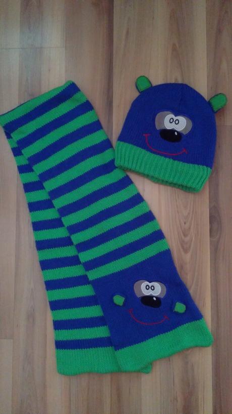 Setík čiapka + šál, 2-4r., tu,104