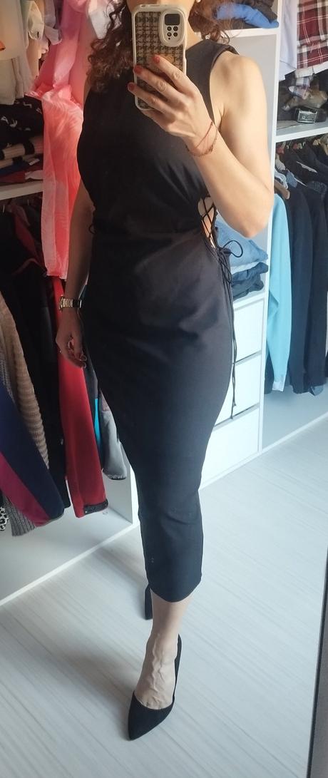 Čierne sexi saty, reserved,40