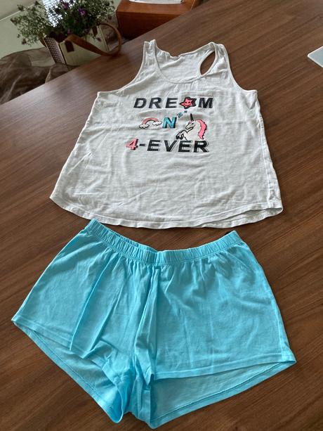 Letne pyzamo unicorn, h&m,146