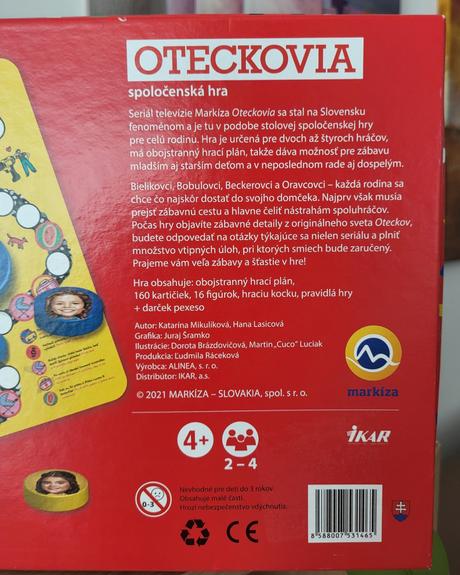 Spoločenská stolová hra oteckovia,