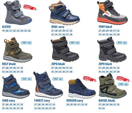 Protetika topánky katalóg zima 2024, protetika,27 - 38