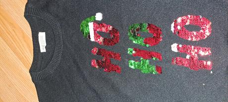 Vianočný sveter, h&m,158