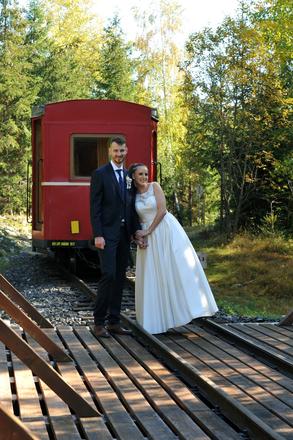 Svadobné šaty m, 38