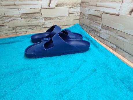 Birkenstock 45 - pánske tmavomodré gumené sandále, birki,45