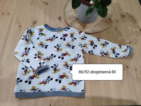 Obojstranná mikina mickey maus, 86