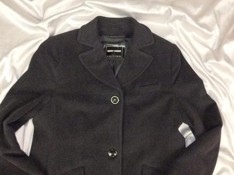 Luxusný vlnený kabát, l