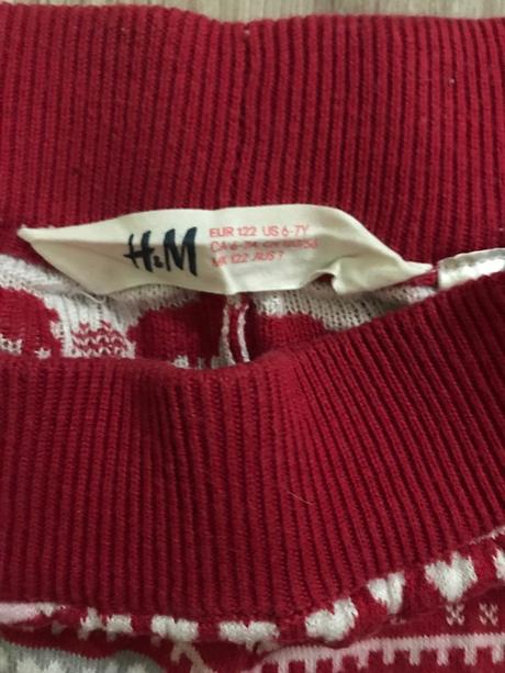 Pletené tepláky 6-7 rokov, h&m,122