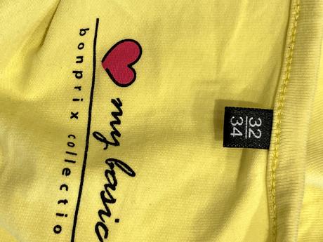 Dámske tričko žlté (32-34), bonprix,xs