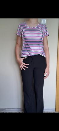 Pásikavé lacoste tričko, lacoste,xl