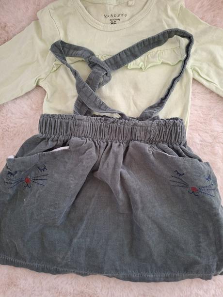 Suknicka na traky plus body, pepco,86