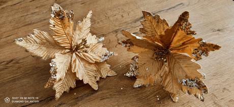 Vianočná ruža veľká - 20 x25 cm, 