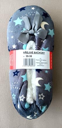 Svietiace hrejivé papučky, 35 / 36 / 37 / 38