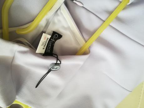 Elegantné lila saty, 46