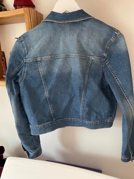Rifľovú bunda, h&m,164