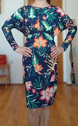 Kvetinové šaty, zara,s