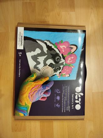 Sensory art - modelovanie plastelíny podľa čísel n, 