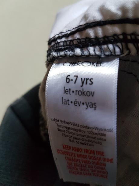 Kratasy v dobrom stave takko 128 hrubsie ako riflo, takko,128