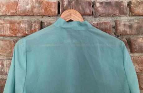 Zelená blúzka s mašľou, s/m, s