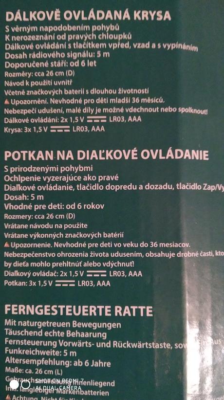 Potkan na diaľkové ovládanie,