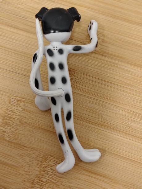 Ohybný psík dalmatín, antistresová hračka, 13,5 cm, 