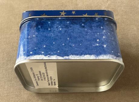 Plechová dóza / krabička s vrchnákom, 