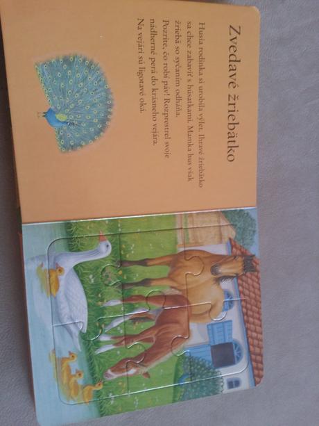 Kniha s puzzle,