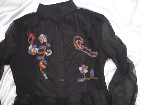 Luxusná hodvábna blúzka miu miu, s