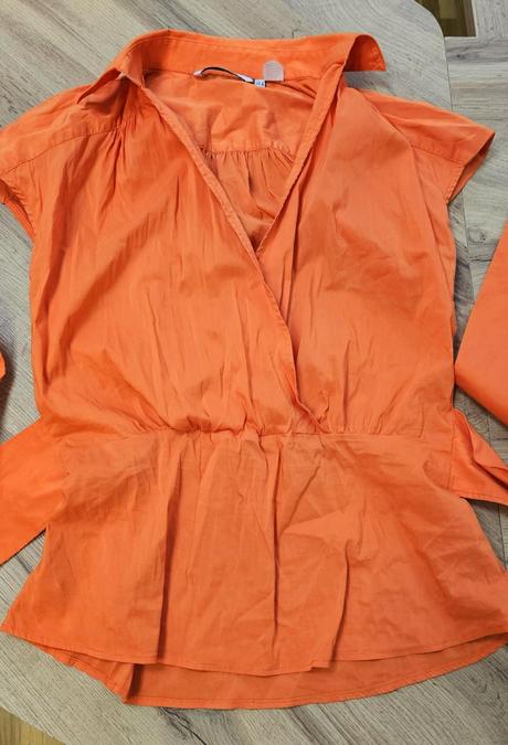 Zavinovacia blúzka s mašľou, zara,s