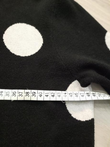 Bodkované teplé šaty, s