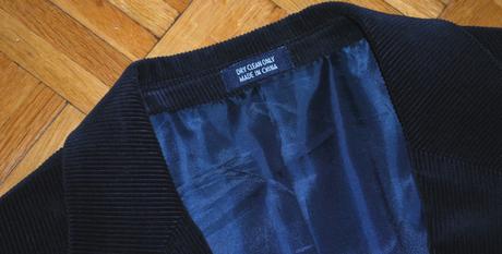 Pánske tmavomodré sako, xl