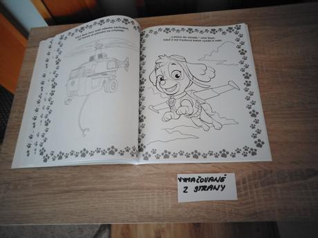 Tlapková patrola-omalovanky, 