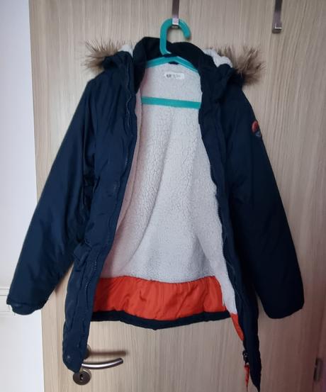 Teplá zimná bunda, h&m,140