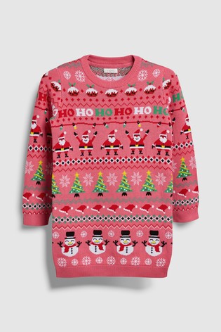 Vianočné pletené šaty, 104