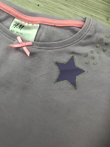 Pyzamko hviezdička 8-10 rokov, h&m,134