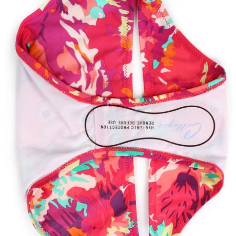 Sexi bandaz red flor bikiny plavky vel. m/l, l / m