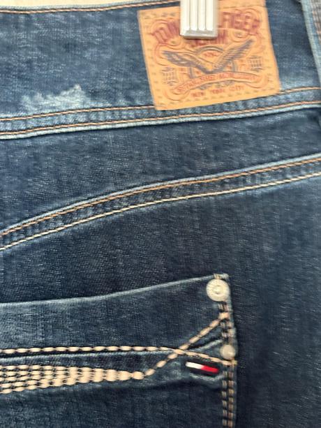 Rifľová sukňa tommy hilfiger, tommy hilfiger,l