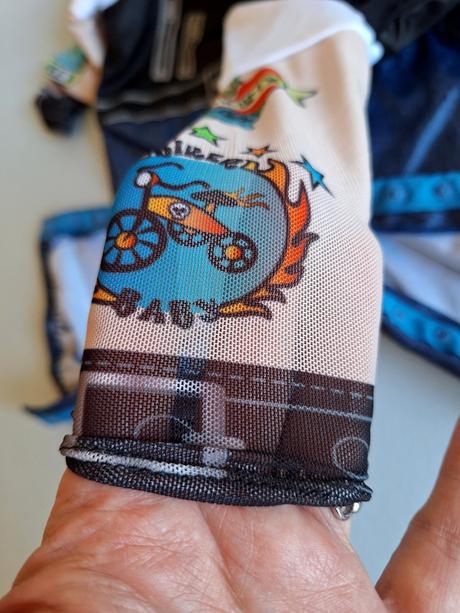 Malý motorkár / motorkárka deluxe kostým veľ. 68,