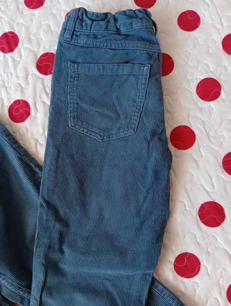 Menčestrové nohavice, h&m,134