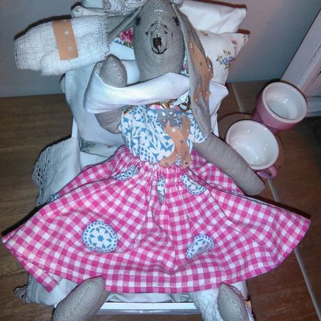 Hand made hračky zajačiky a myšky unikátne hračky, 