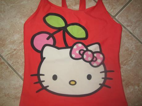 Plavky hello kitty, h&m,128