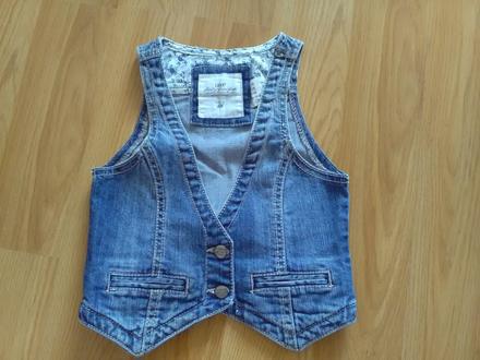 Riflová vesta h&m 116, h&m,116