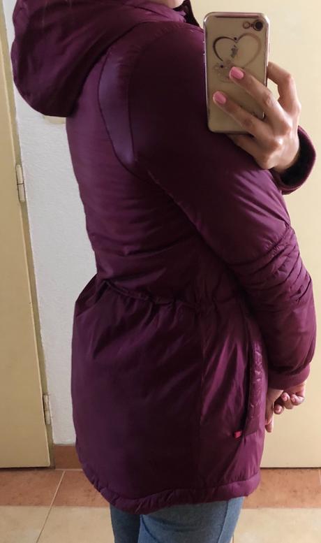 Nike originals predlžená bordová dámska bunda, nike,s