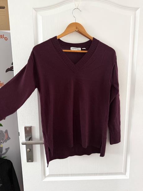 Gaštanový vlnený sveter, m