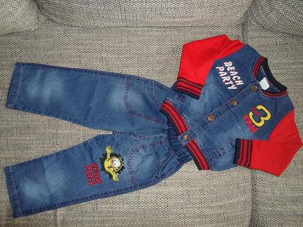 Riflova bundicka a nohavice suprava, 98