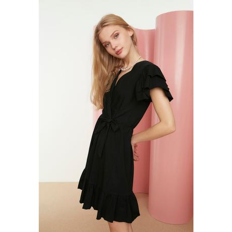 Dámske šaty trendyol frill, s