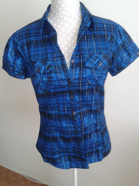 Jasnomodrá elastická blúzka 38, 38